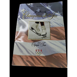 2002 Olympic Tour Champions on Ice tour book autographed